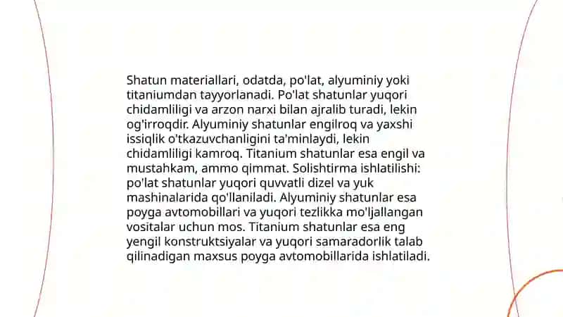 Damas avtomobilining dvigatelini shatun detallarni texnik parametrlarini asoslash 4