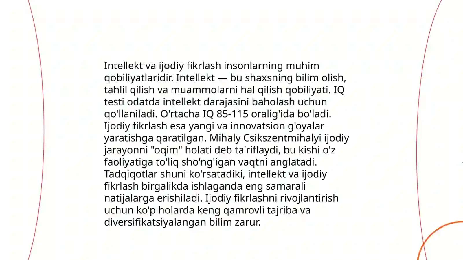 Intellekt va kreativlik 4