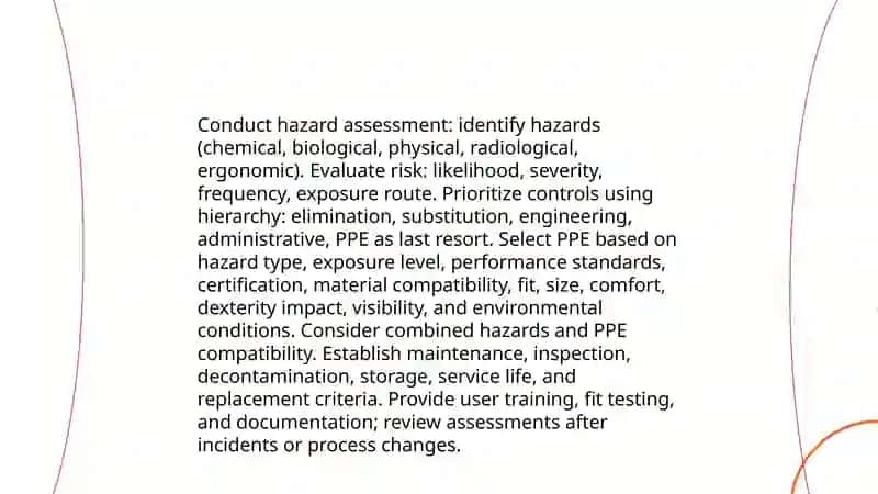 Personal protective equipment and their use 4