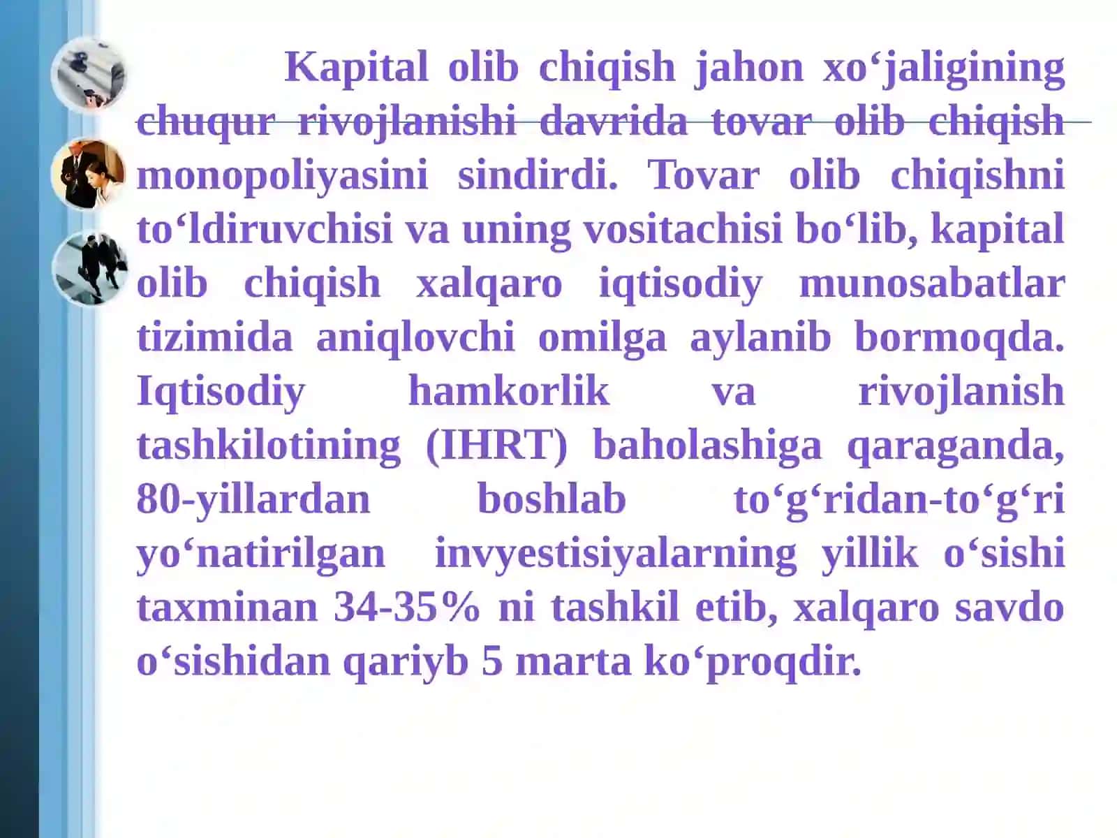 Хаlqаrо kаpitаl migrаtsiyasi vа trаnsmilliy kоmpаniyalаr 4