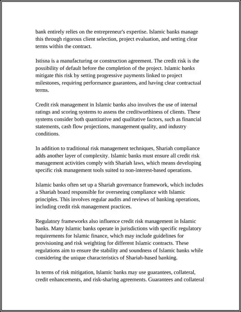 FINANCIAL RISK MANAGEMENT IN ISLAMIC FINANCE 4