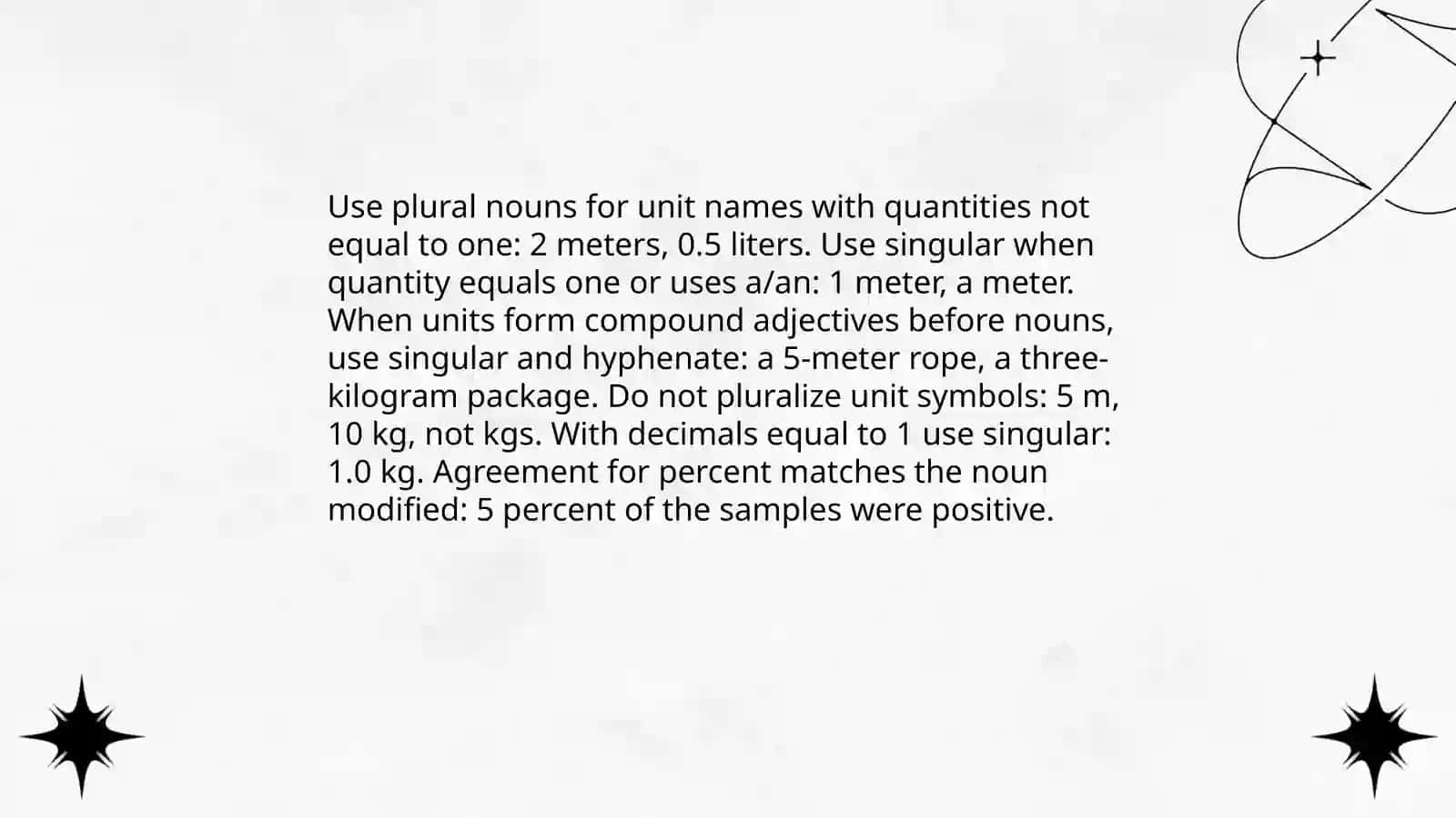Expressing Units of Measurement and  Miscalculations 4