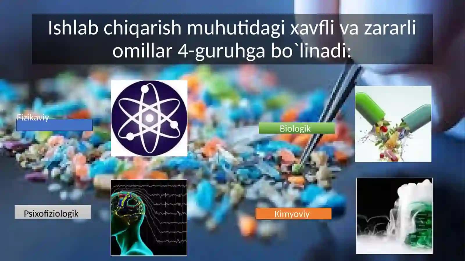 Ishlab chiqarish muhitidagi xavfli va zararli omillar 4