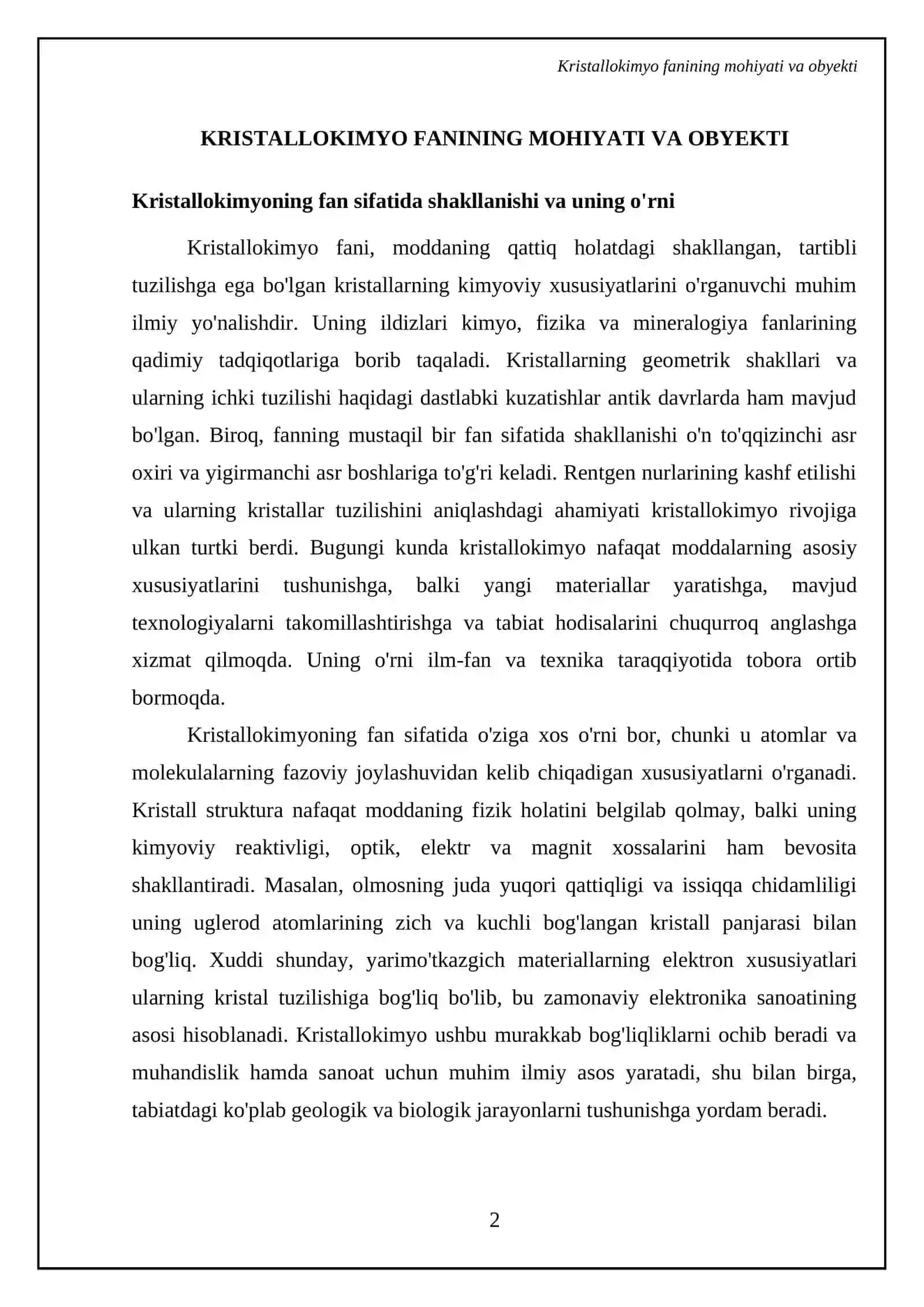 Kristallokimyoning asosiy tushunchalari 4