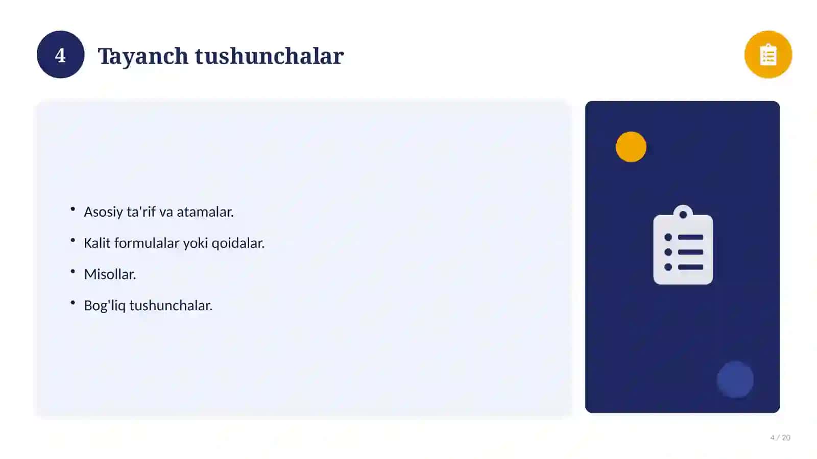 Matematika fanidan 4-sinf: ochiq dars ishlanmasi 4