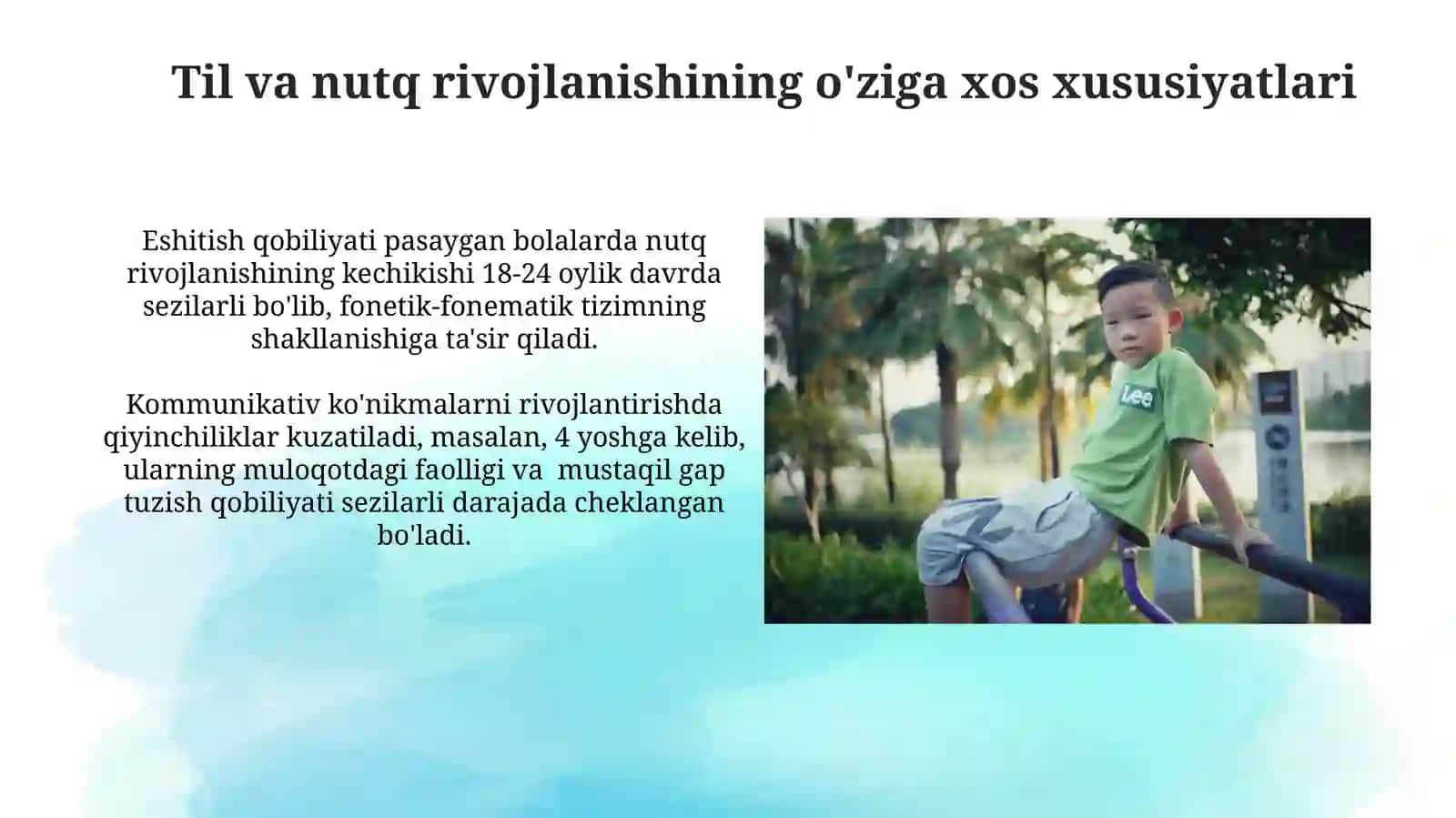 Kognitiv rivojlanishning o'ziga xos xususiyatlari 4