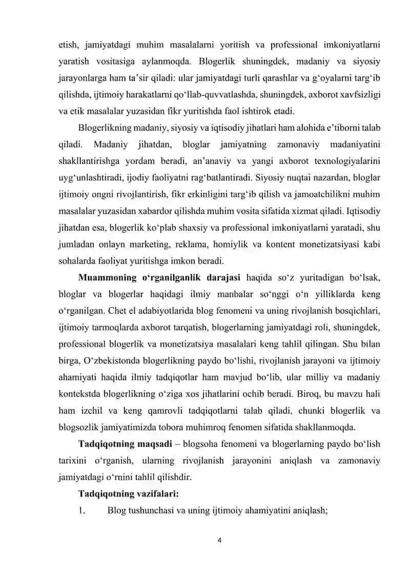 Blogsoha fenomeni va blogerlarning paydo bo‘lish tarixi 4