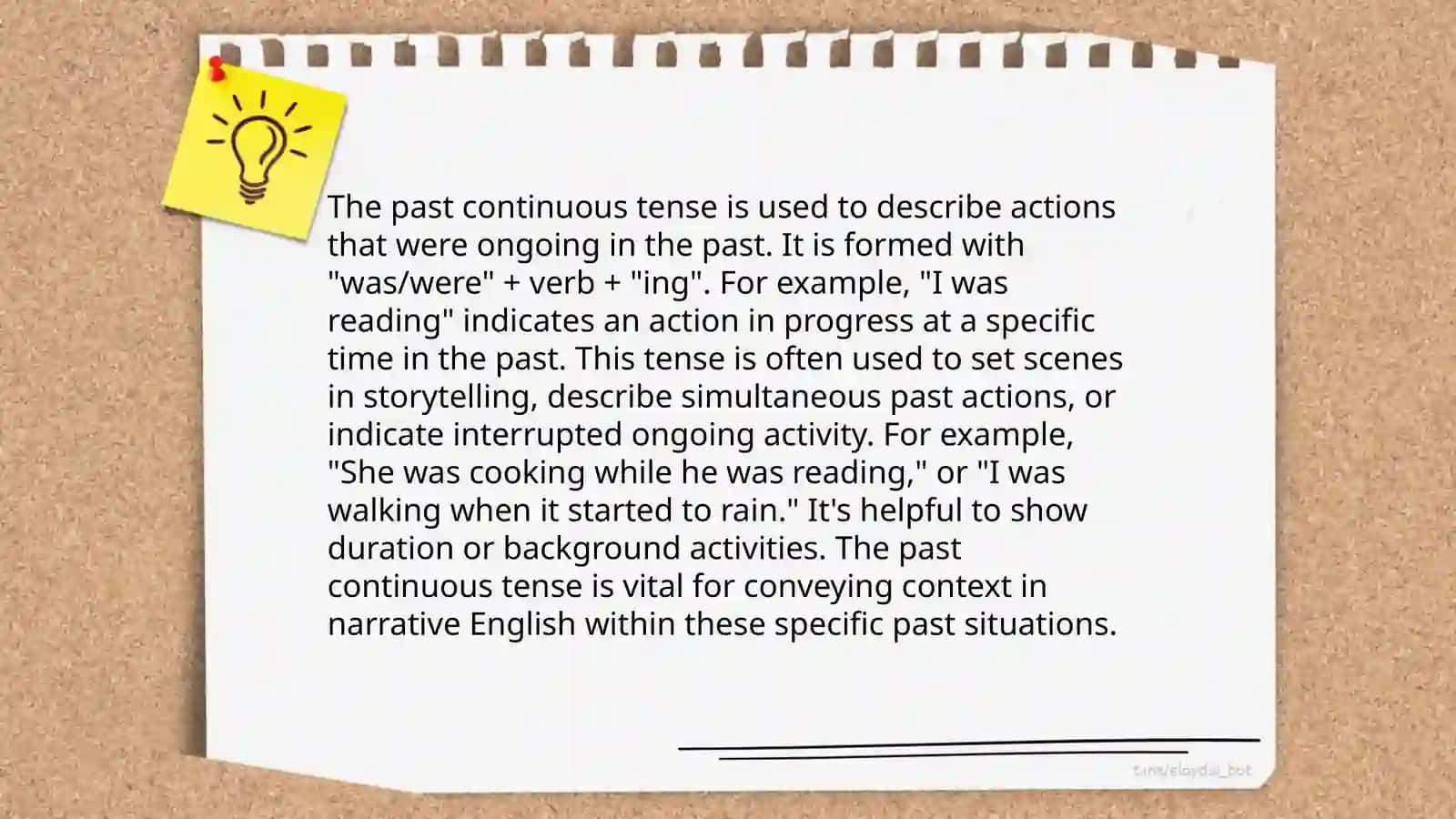 Past Continues Tense 4
