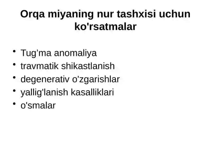 Markaziy asab tizimining nur tashxisi 4