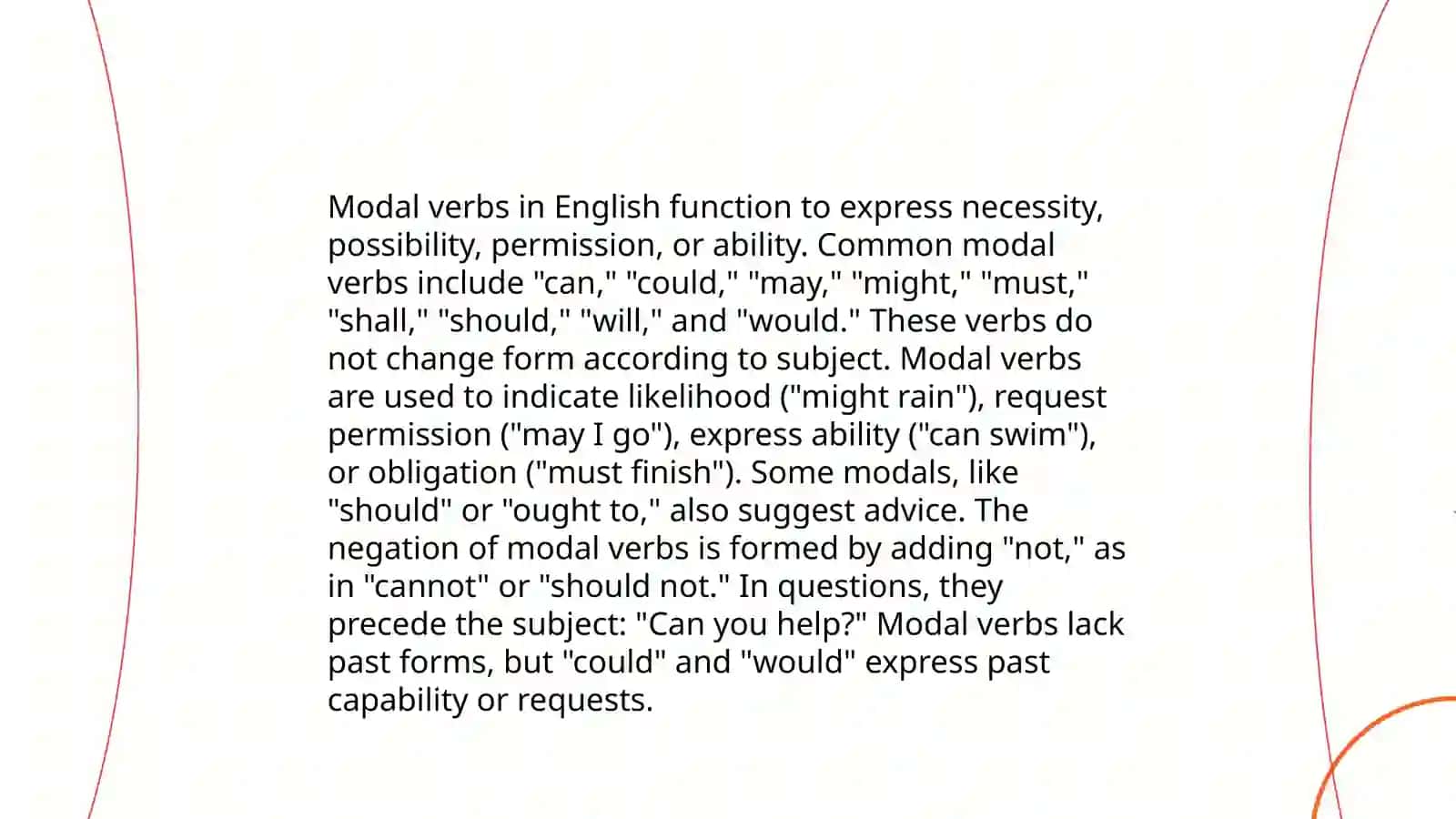 Modal Verbs Introduction 4