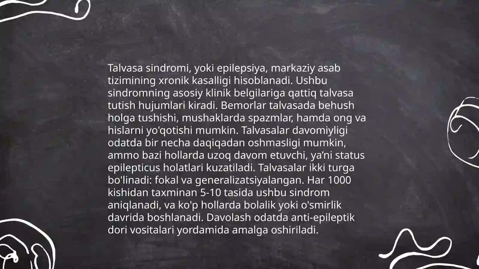 Talvasa sindromida intensiv davo printsiplari 4