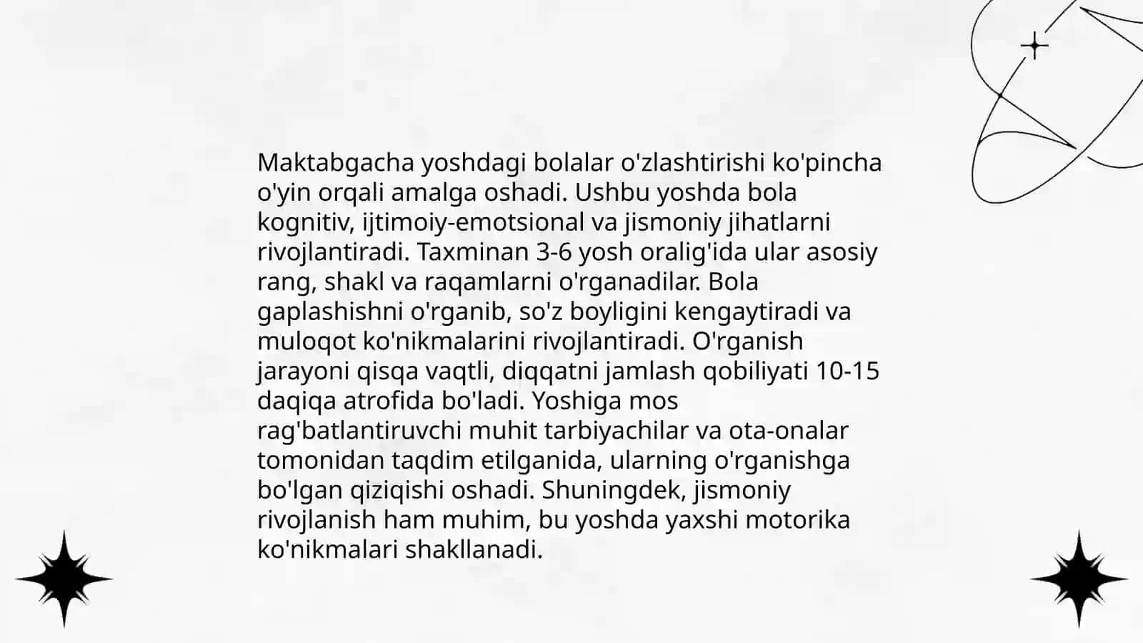Turli yosh davrlarida oʻzlashtirish xususiyatlari 4