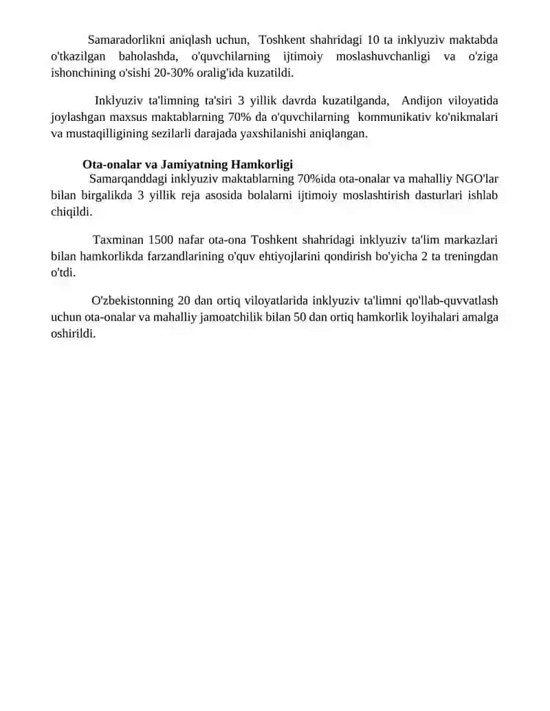 Inklyuziv Ta'lim va uning bosqichlari 4