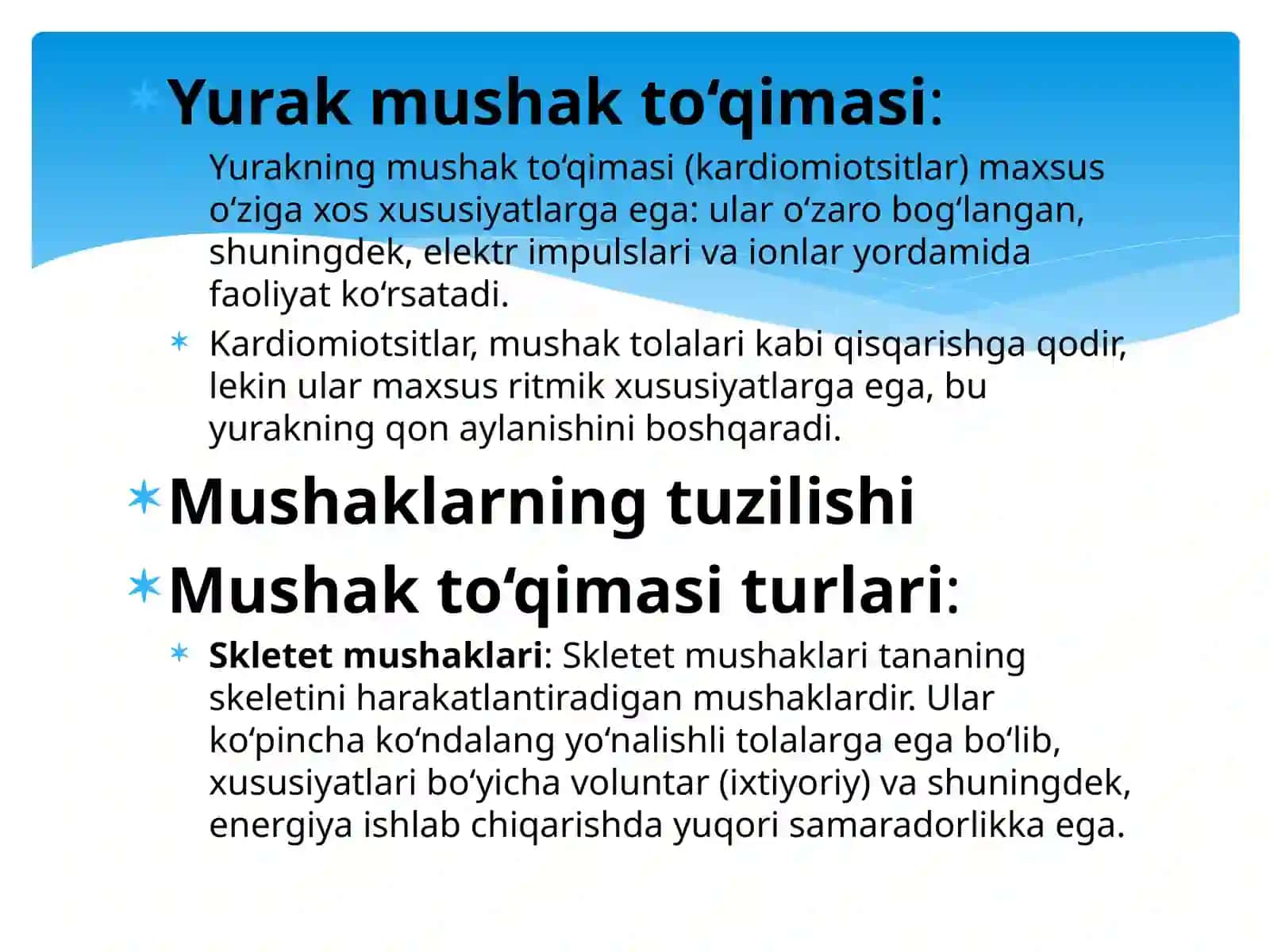 Yurak va mushak biokimyosi 4