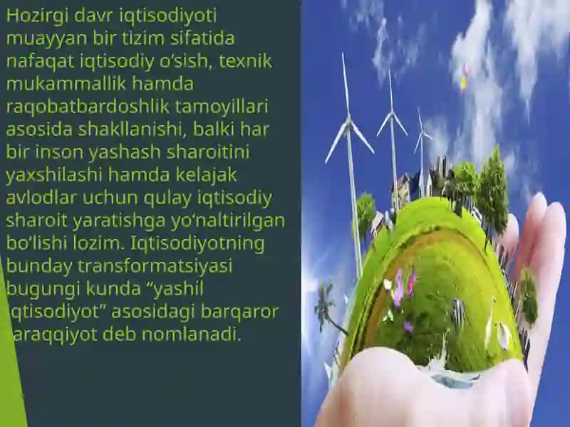 Yashil iqtisodiyot 4