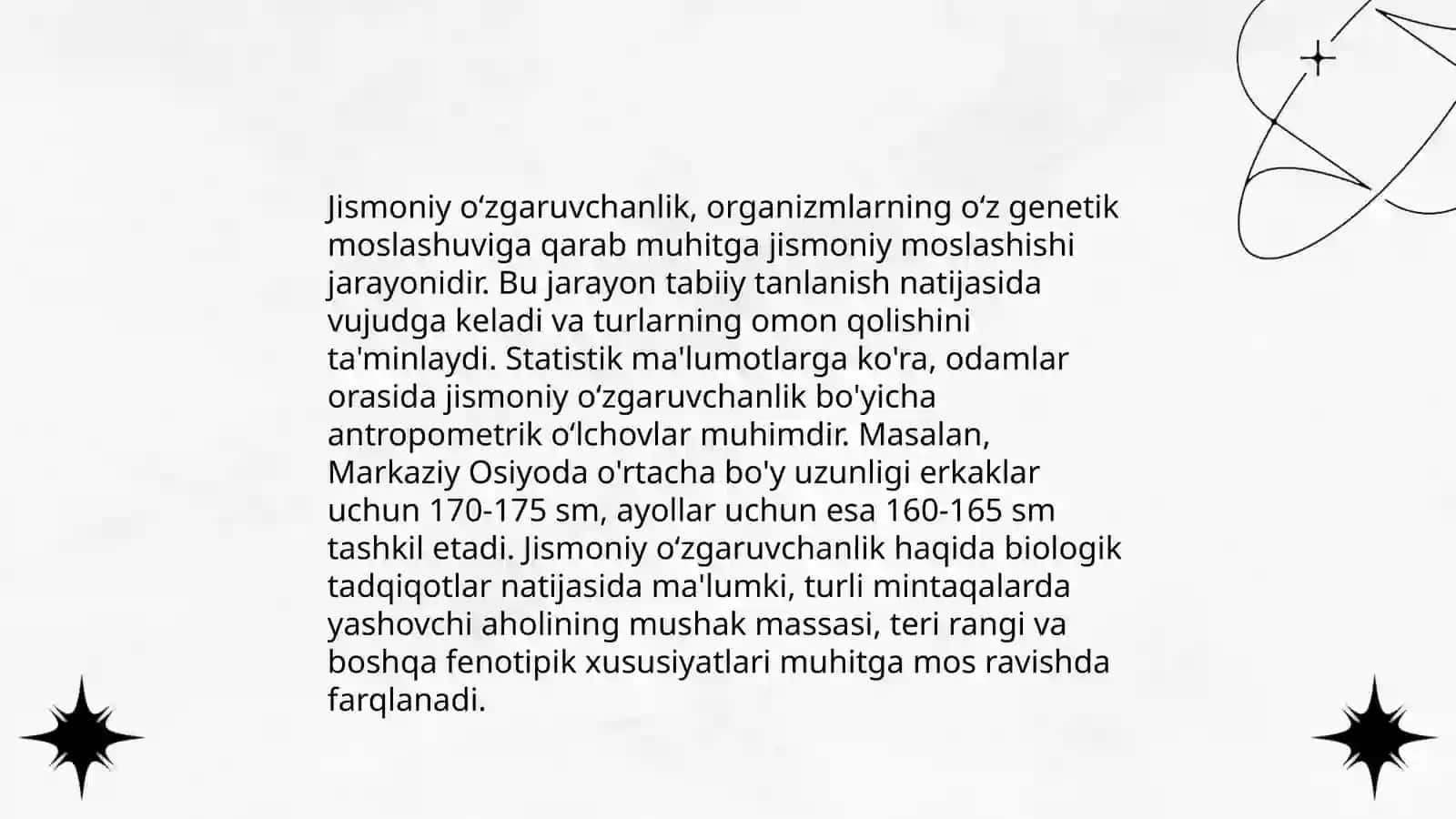 Oʻzgaruvchanlik va uning xillari 4