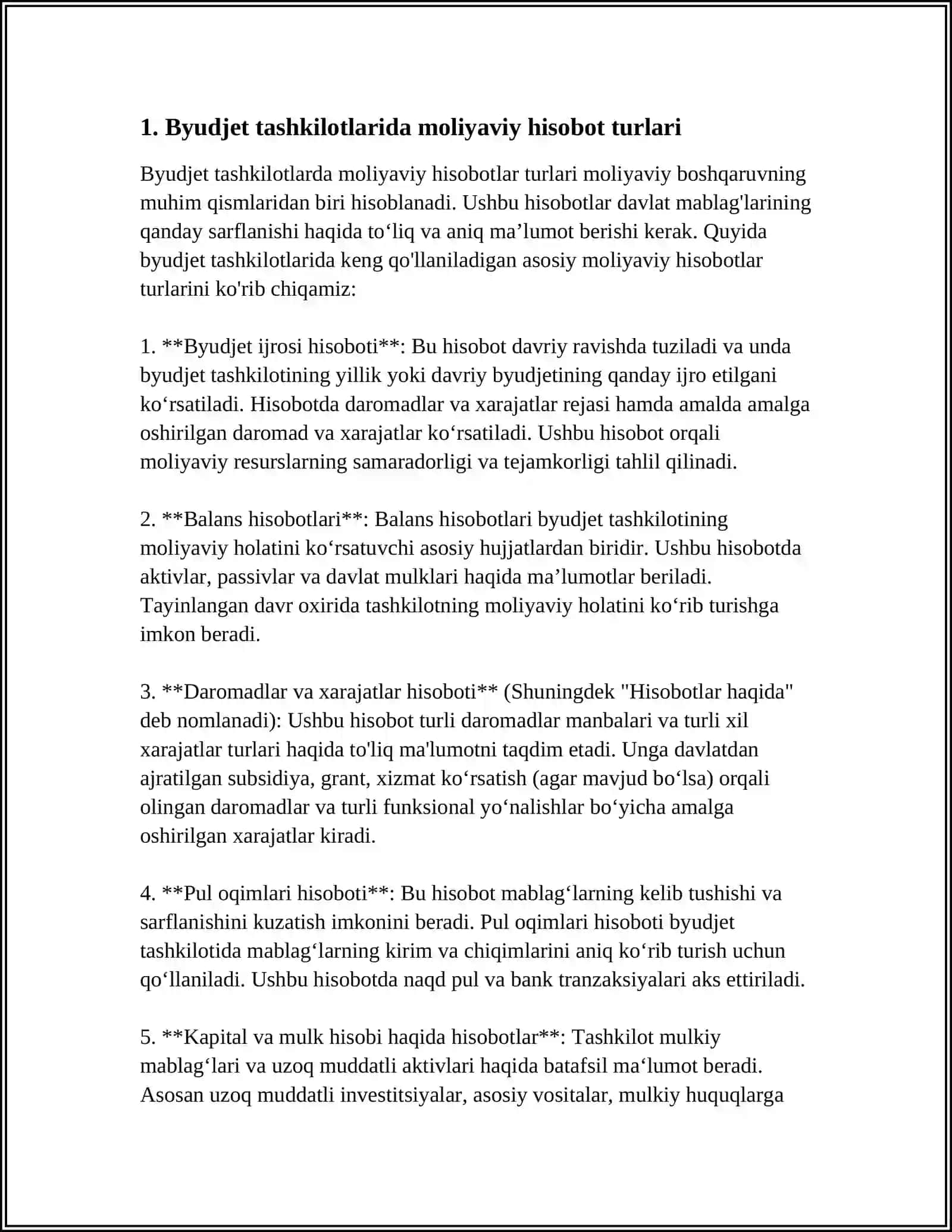 BYUDJET TASHKILOTLARIDA MOLIYAVIY NATIJALAR HISOBI 4