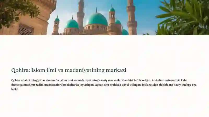 Qohira Deklaratsiyasi Tarixi va Mazmuni 4