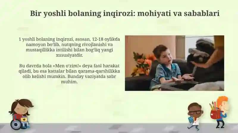 Go'daklik davrining psixologik xususiyatlari 4