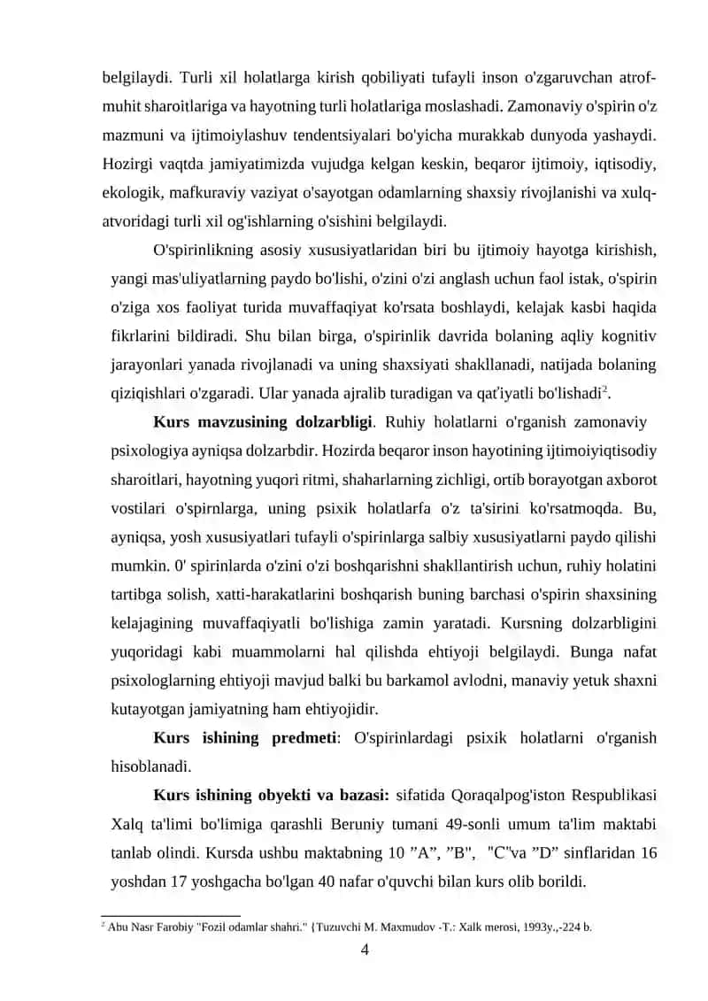 ILK OʻSPIRINLIK DAVRIDA KASB TANLASH MUAMMOSI 4