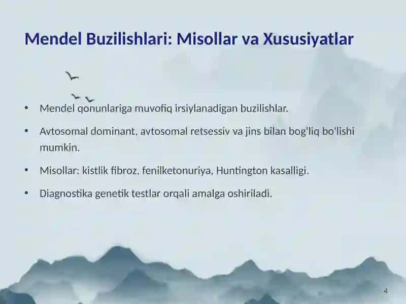 Genetik Buzilishlar 4