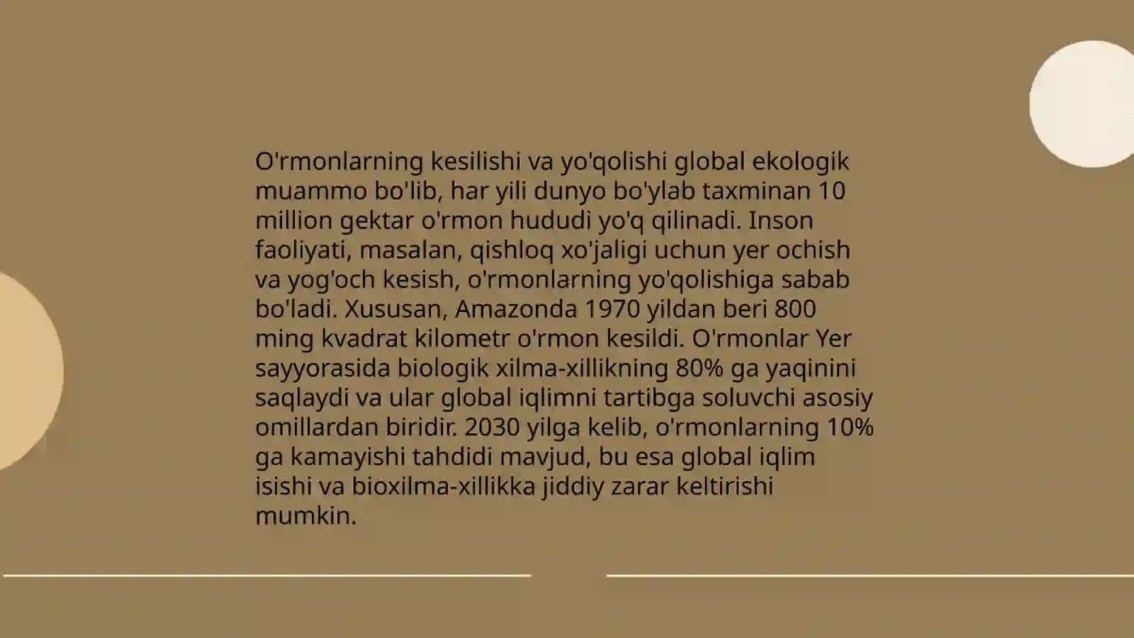Odamning tabiiy yashash muhitiga aralashuvi 4