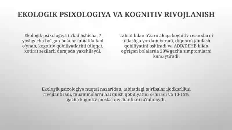 Inson rivojlanishi va tabiat 4