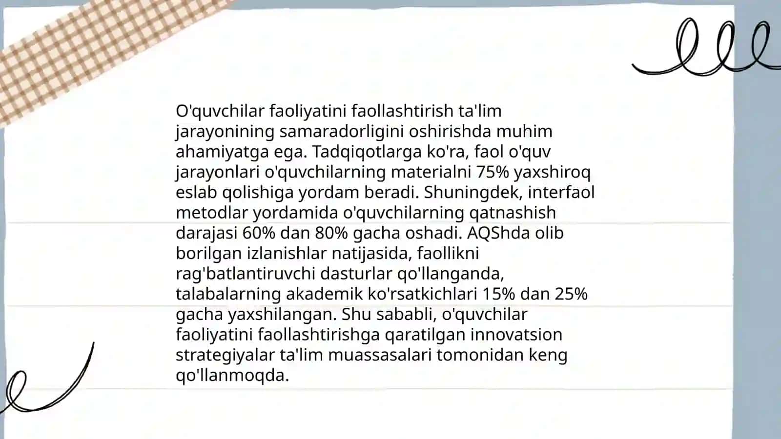 Pedagogik faoliyat tamoyillari 4