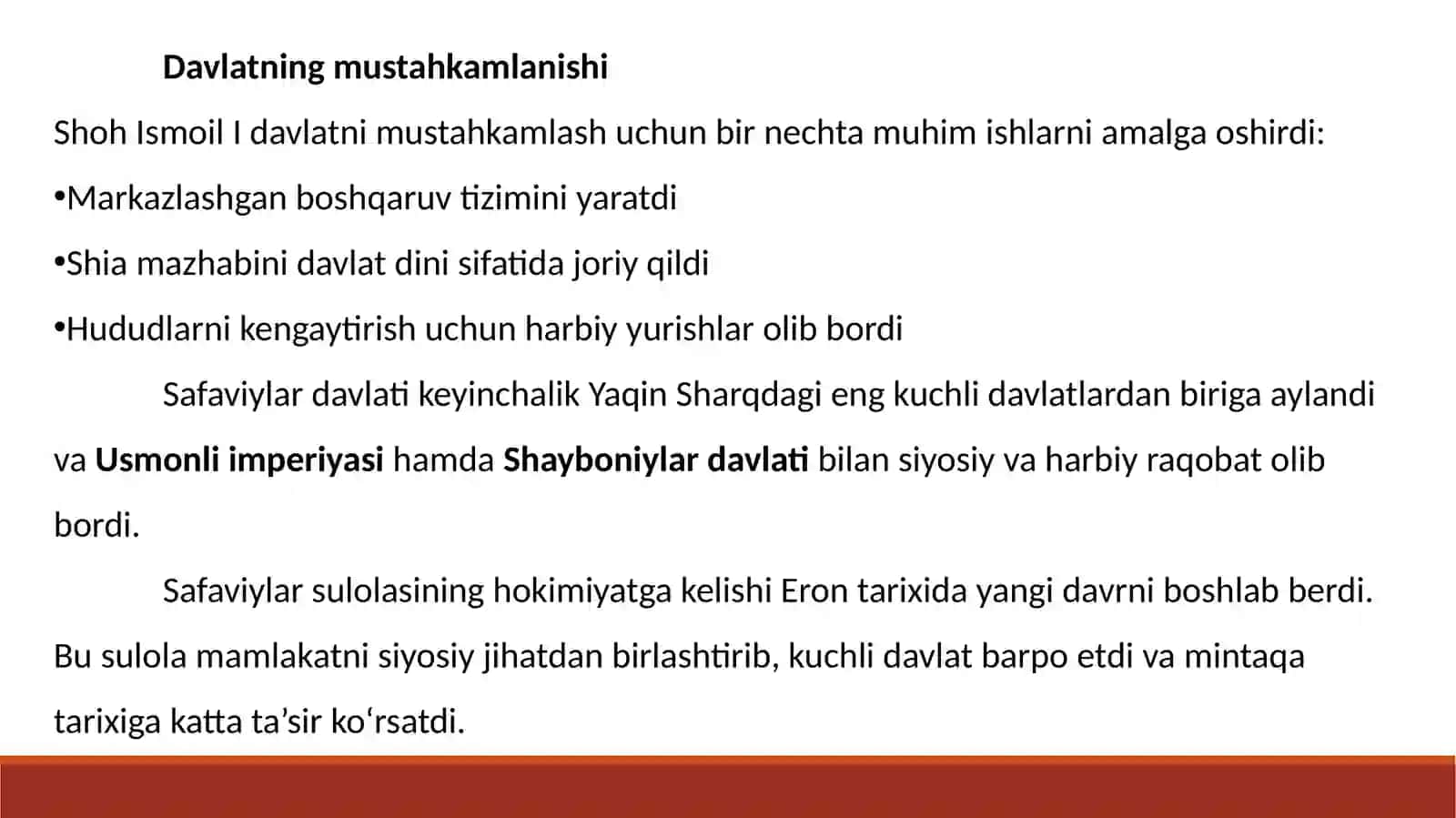 Eron rivojlanish va qaramlik arafasida 4