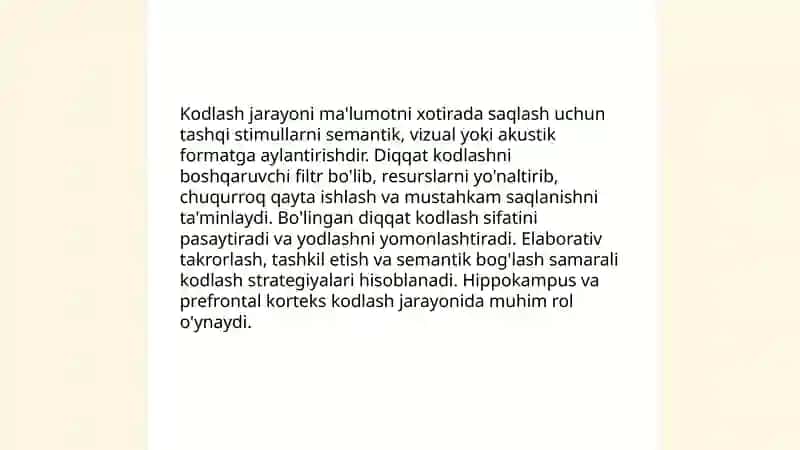 Xotira mexanizmlari 4