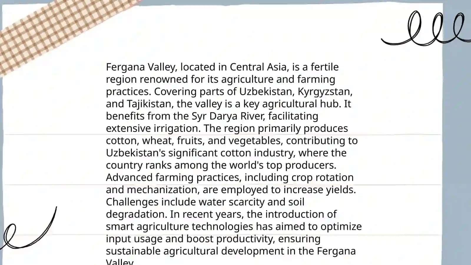 Climate and Weather Patterns of the Fergana Region 4