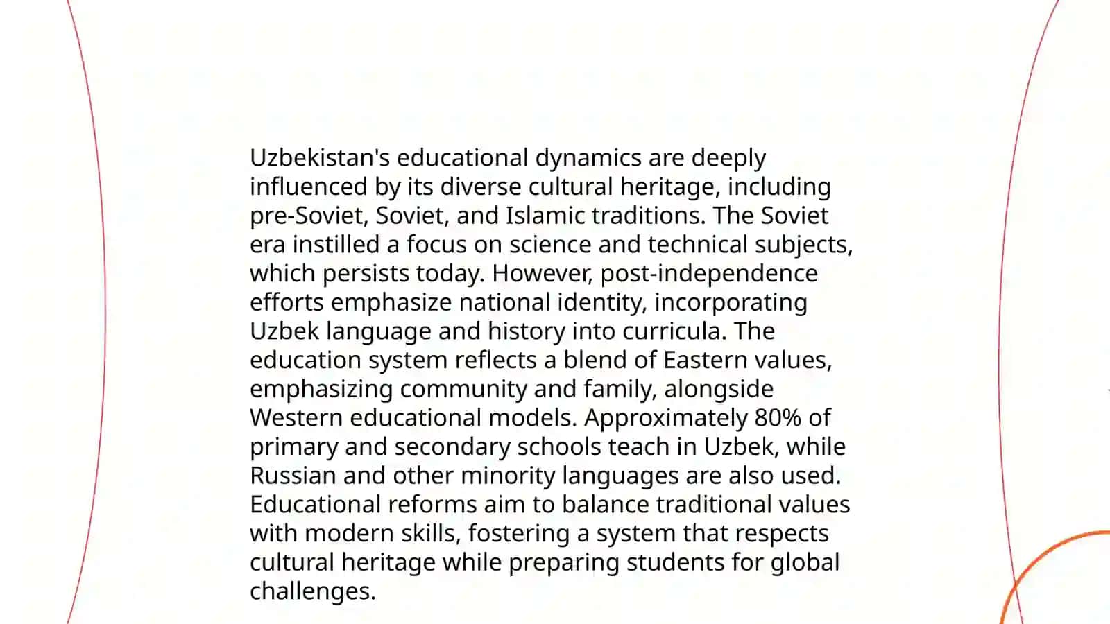 Teacher-student relationships in Uzbekistan 4