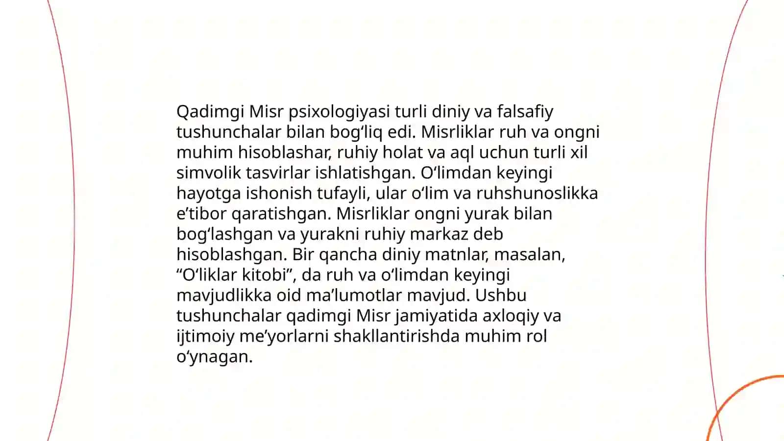 Qadimgi dunyo psixologiyasi 4