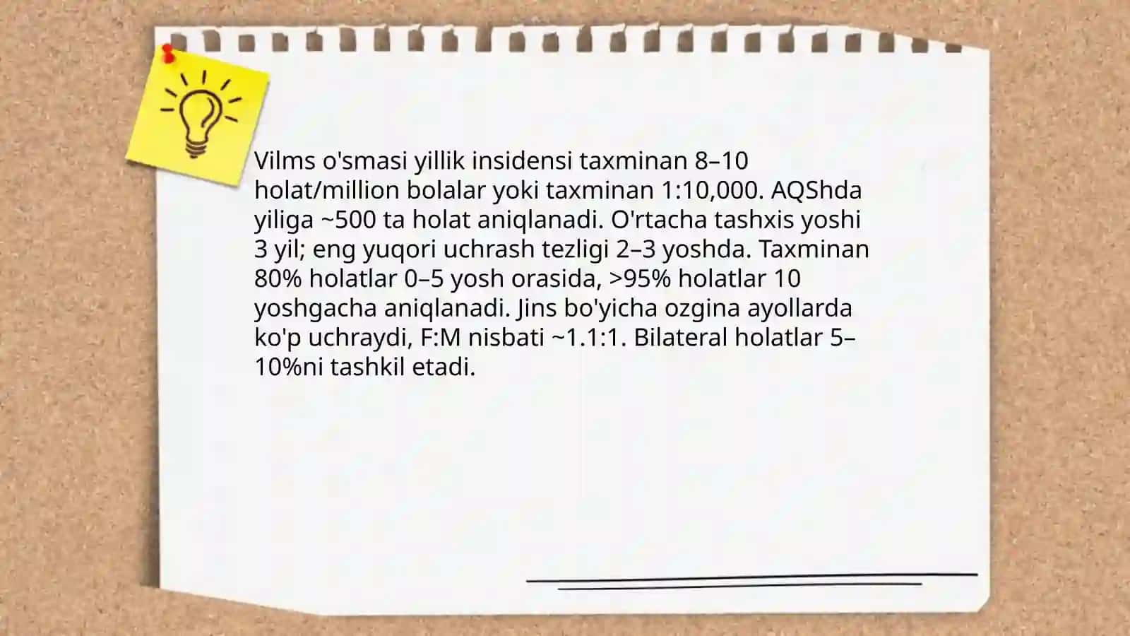 Vilms o'smasi 4