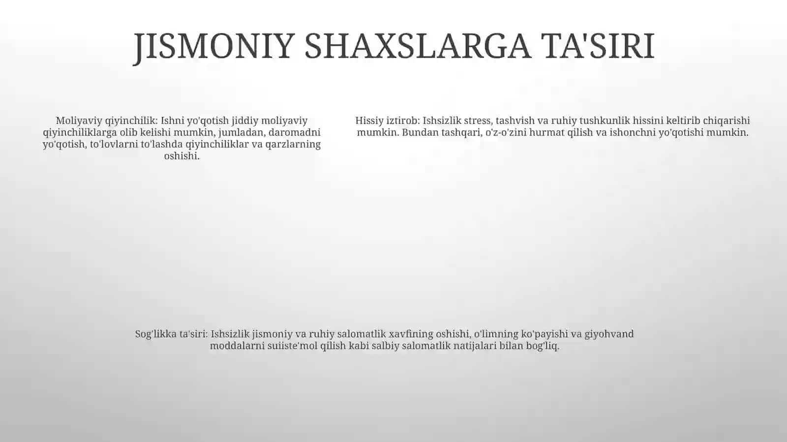 Ishsizlik 4