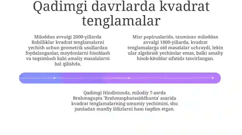 Kvadrat tenglama va uning ildizi 4