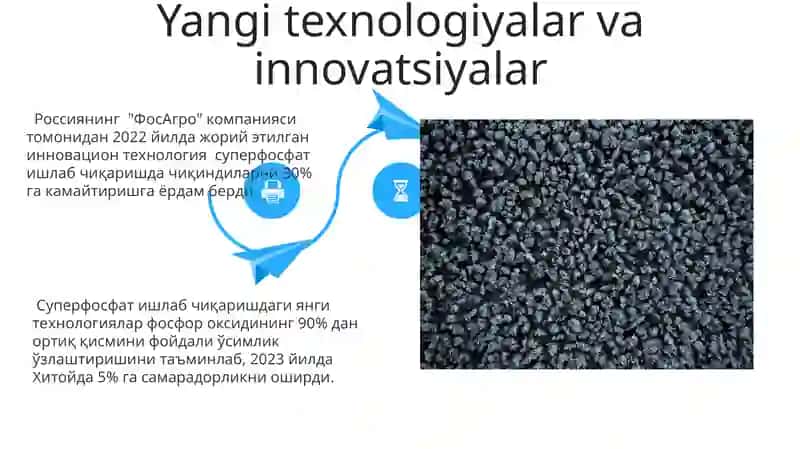 Superfosfat ishlab chiqarish texnologiyasi 4