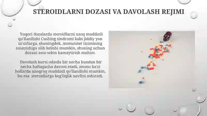 Steroidlar va ularning farmakologiyasi 4