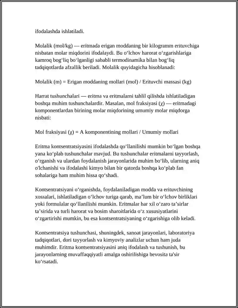 ERITMA KONTSENTRATSIYASI 4