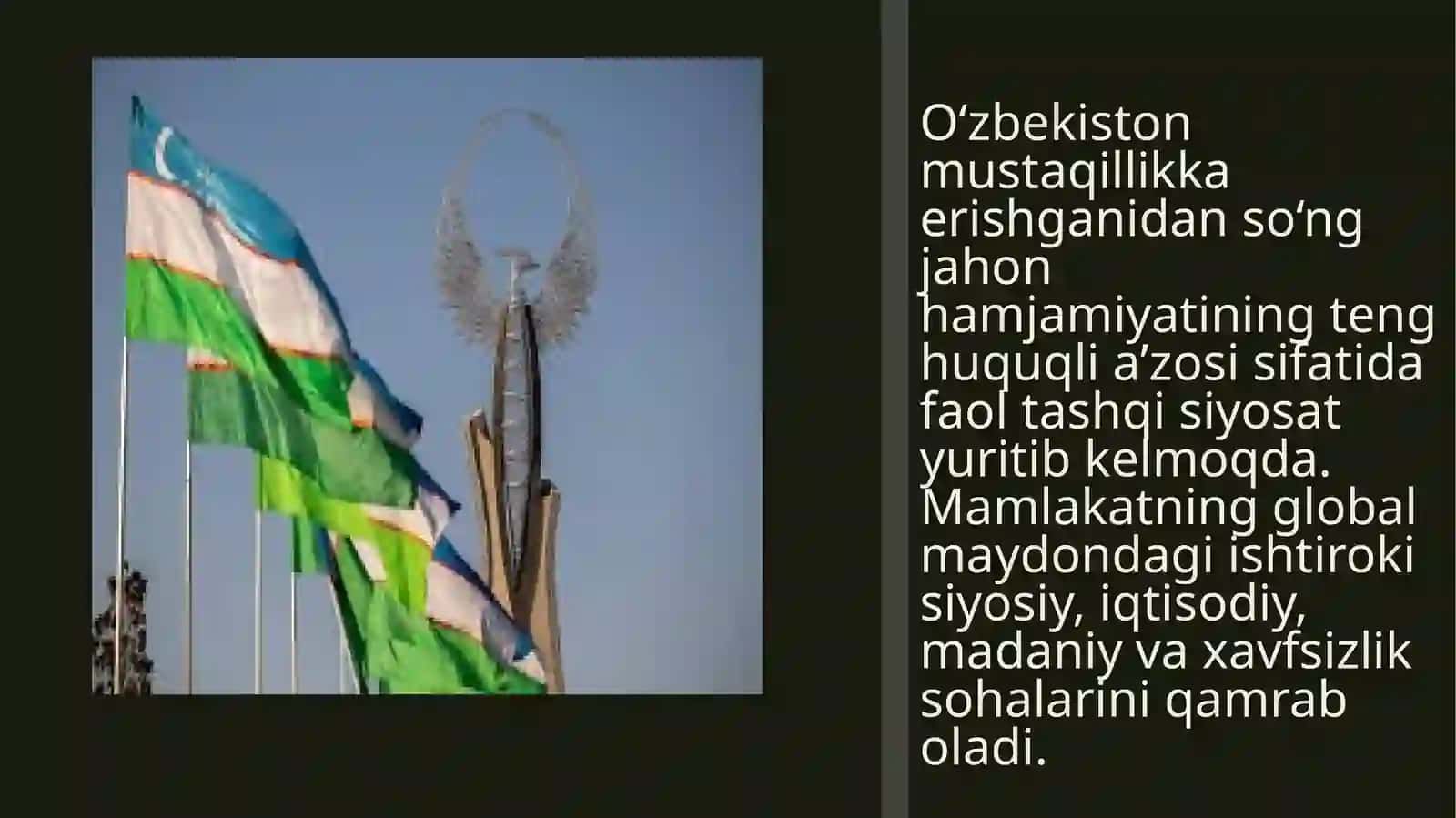 Oʻzbekiston va jahon hamjamiyati 4