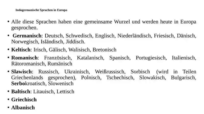 Verwandtschaftsbeziehungender germanischen Sprachen zum Indoeuropäischen 4