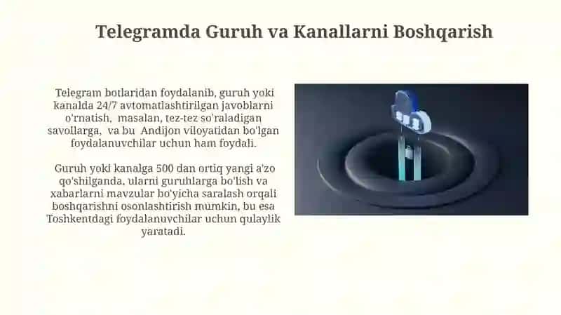 Telegramning imkoniyatlari 4