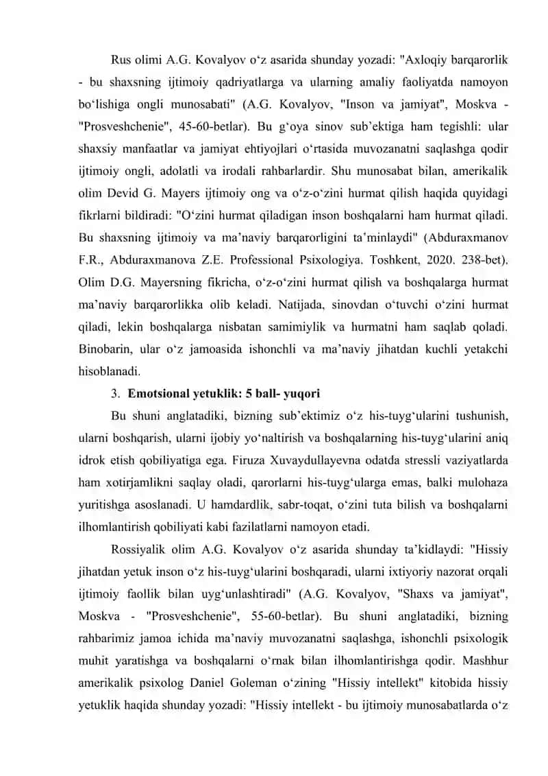 Shaxsning muloqatchanlik va tashkilotchilik 4