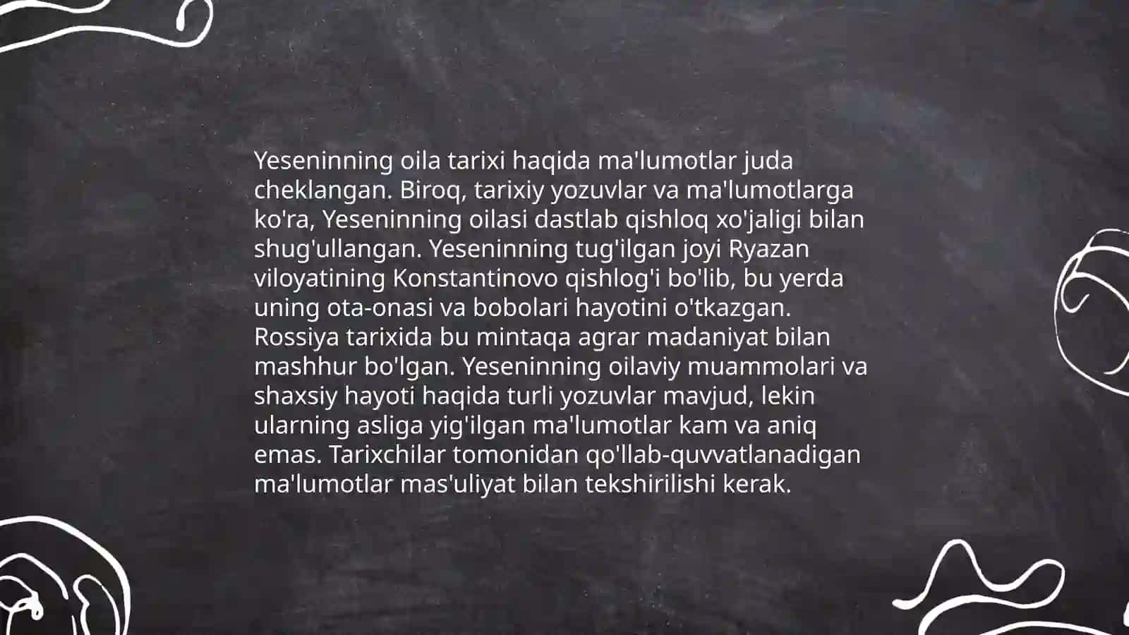 S Yesenin hayoti va faoliyati 4