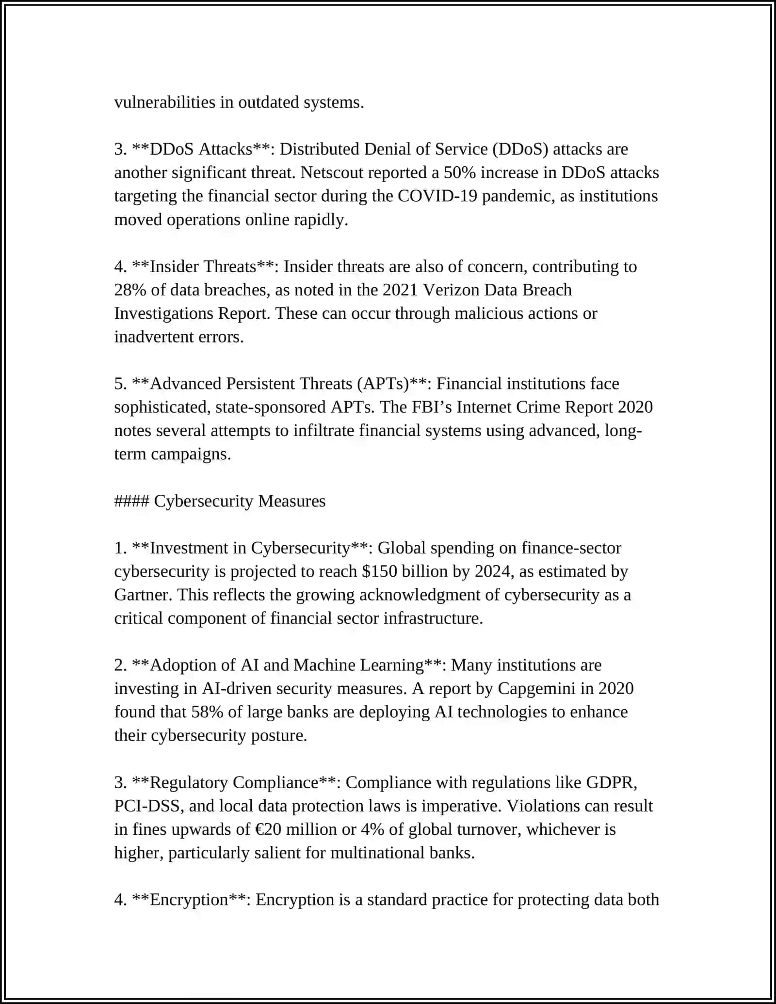 Cybersecurity in Financial Systems 4