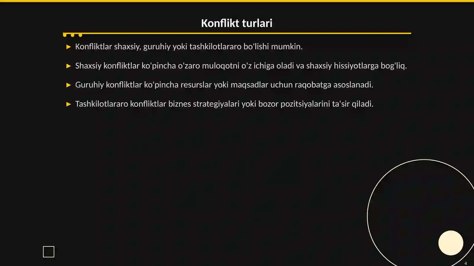 Konfliktlarni Boshqarish Tartiblari 4