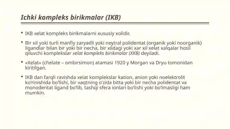 Analizda qo’llaniladigan kompleks birikmalar 4