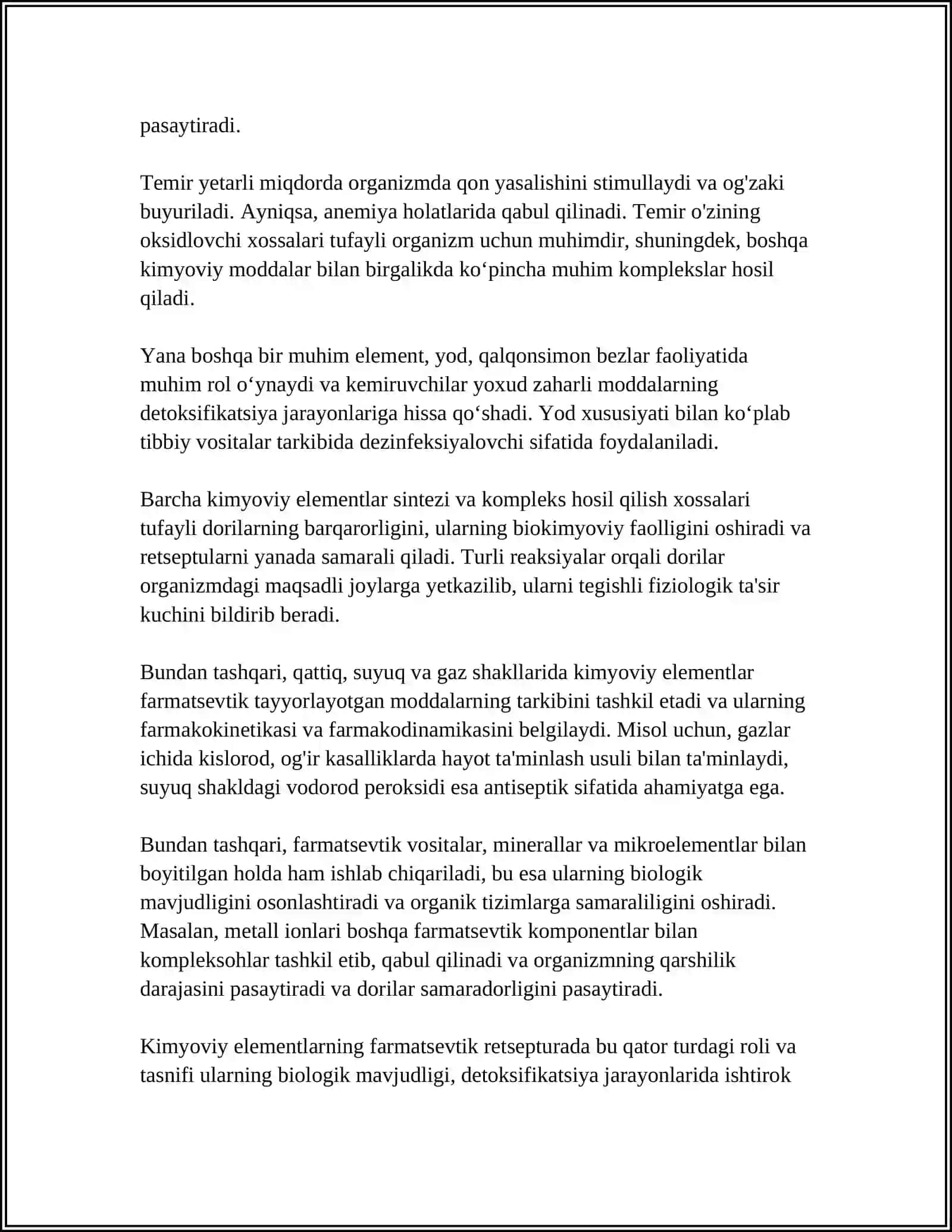 RETSEPTURADA KIMYOVIY ELEMENTLAR 4