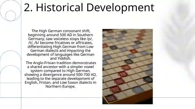 Identical features of Western Germanic languages 4