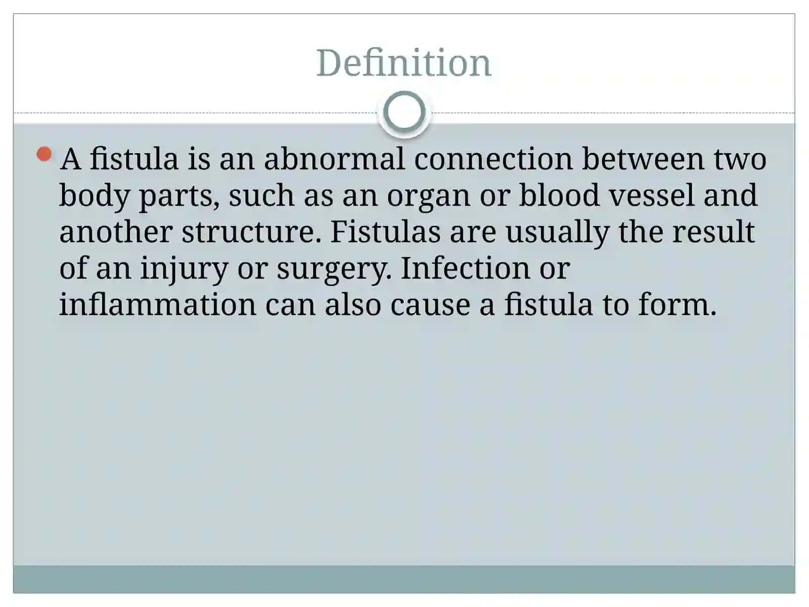 Fistula 4